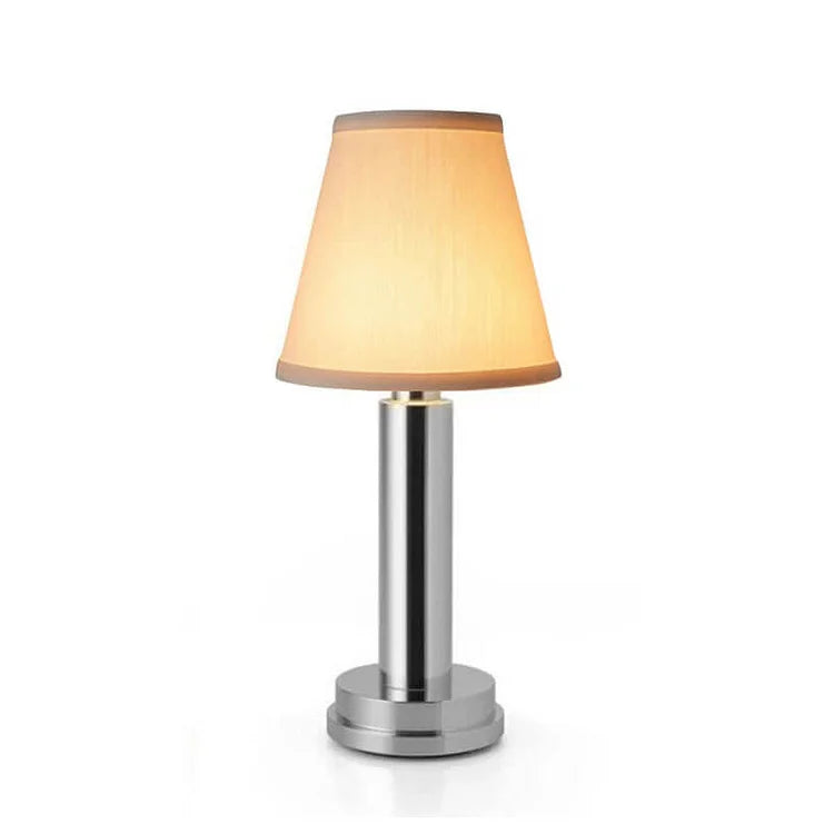 Metallic Wireless Table Lamp for Modern Homes