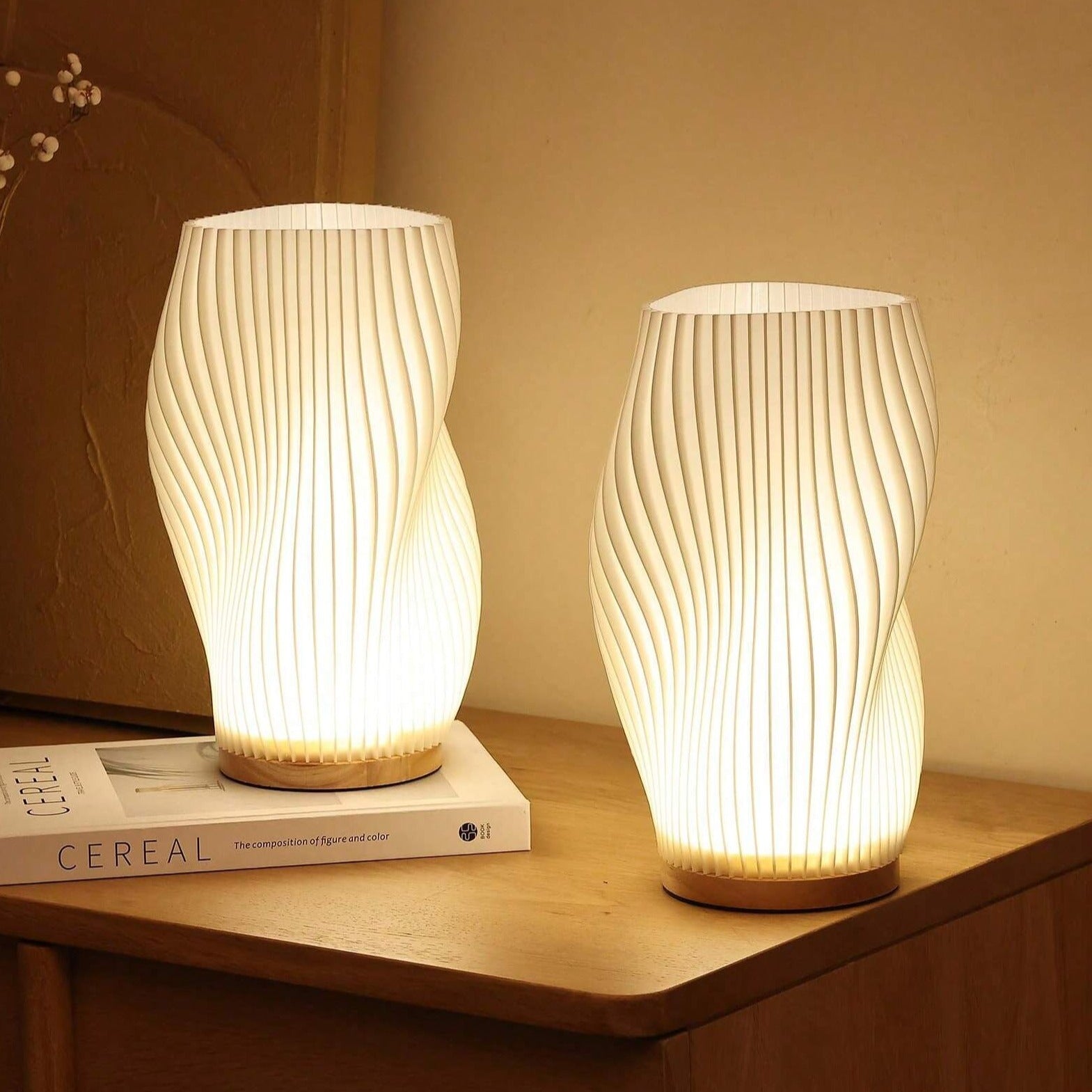 Wave LED Lamp for a Relaxing Ambience