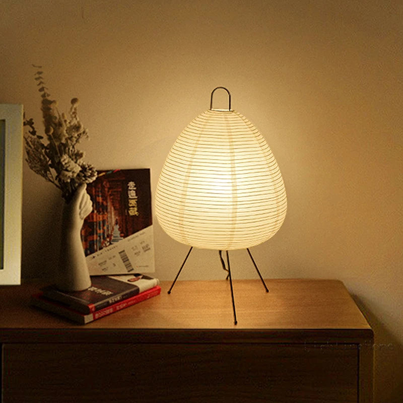 Japanese Lantern Table Lamp for a Serene Ambience