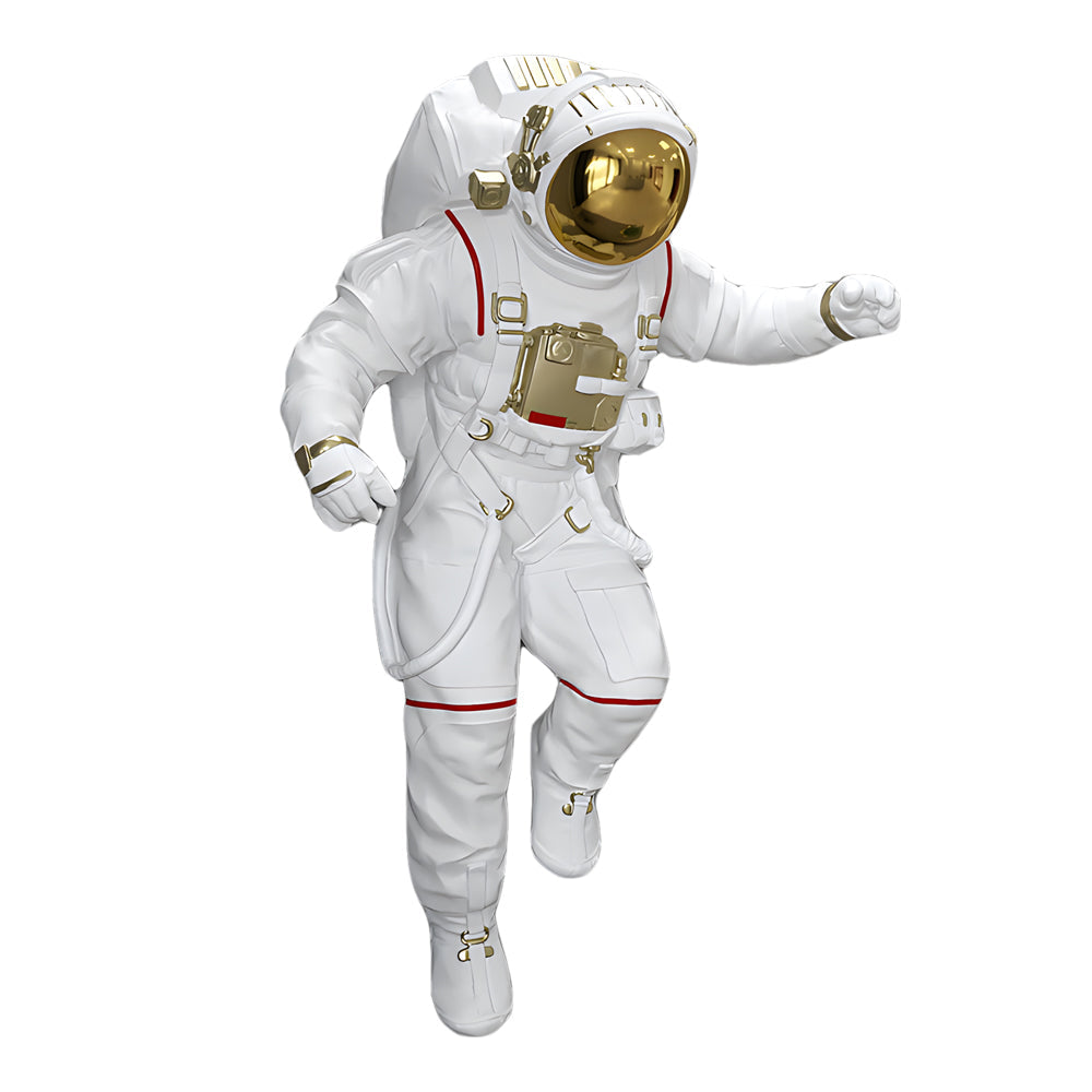 Astronaut and Planet Resin Wall Art Decor