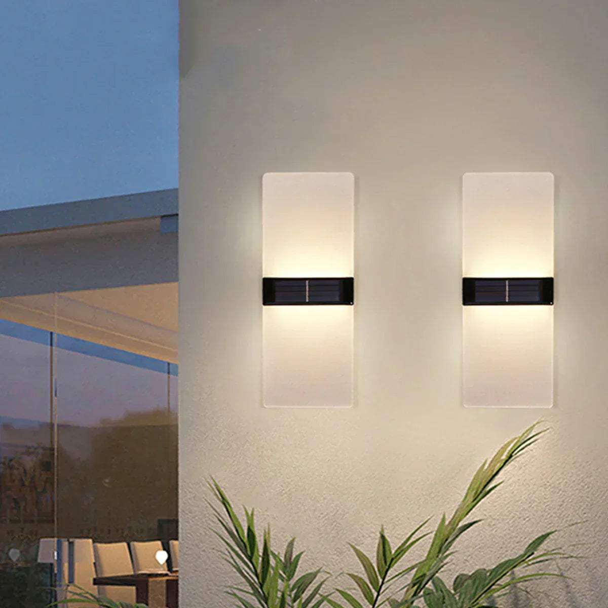 Solar Wall Light for Outdoor Spaces