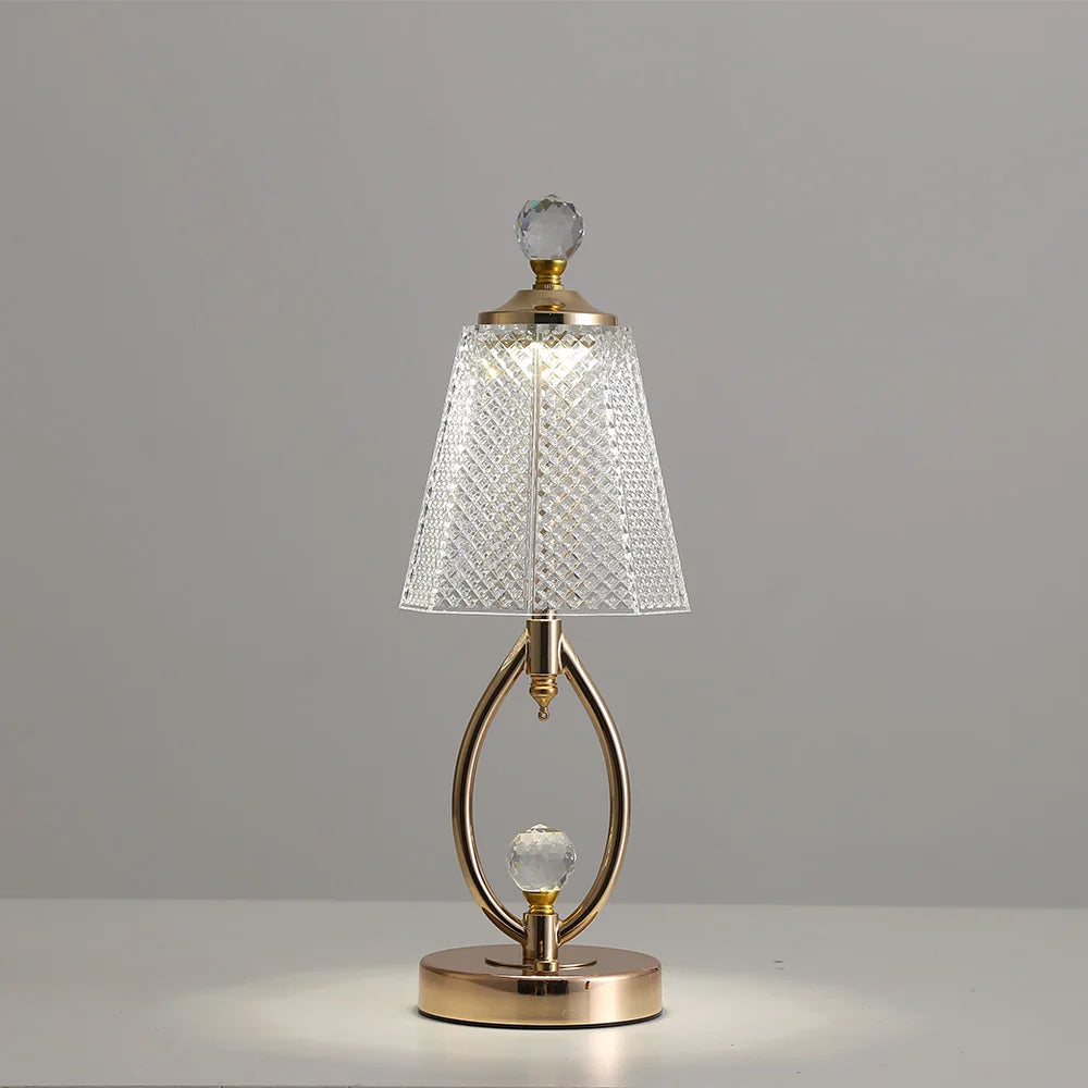 Crystal Table Lamp for a Glamorous Glow