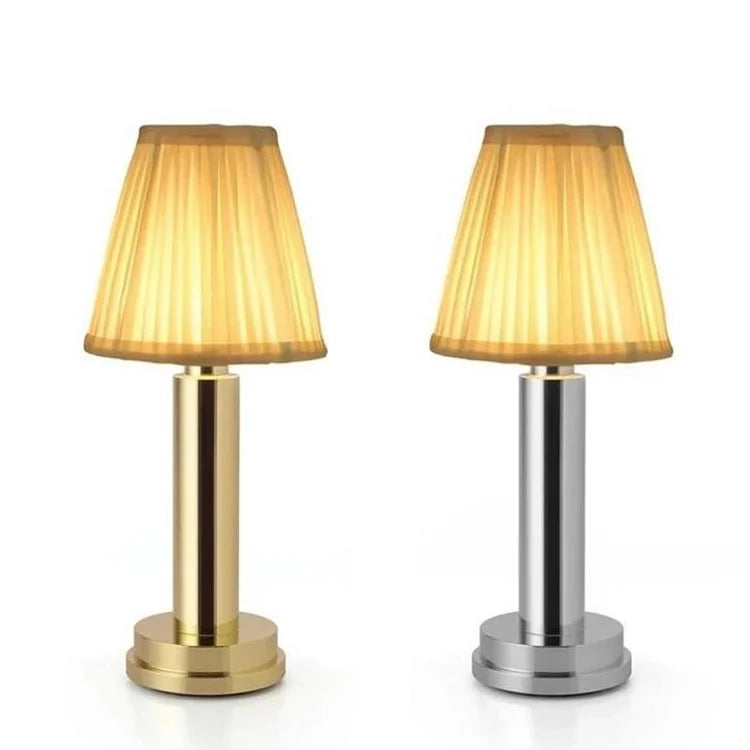 Metallic Wireless Table Lamp for Modern Homes