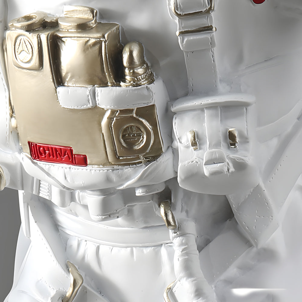 Astronaut and Planet Resin Wall Art Decor