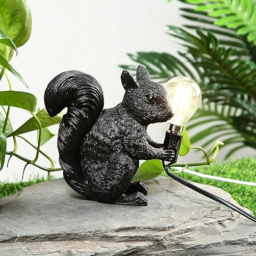 Squirrel-Shaped Table Lamp for a Playful Touch