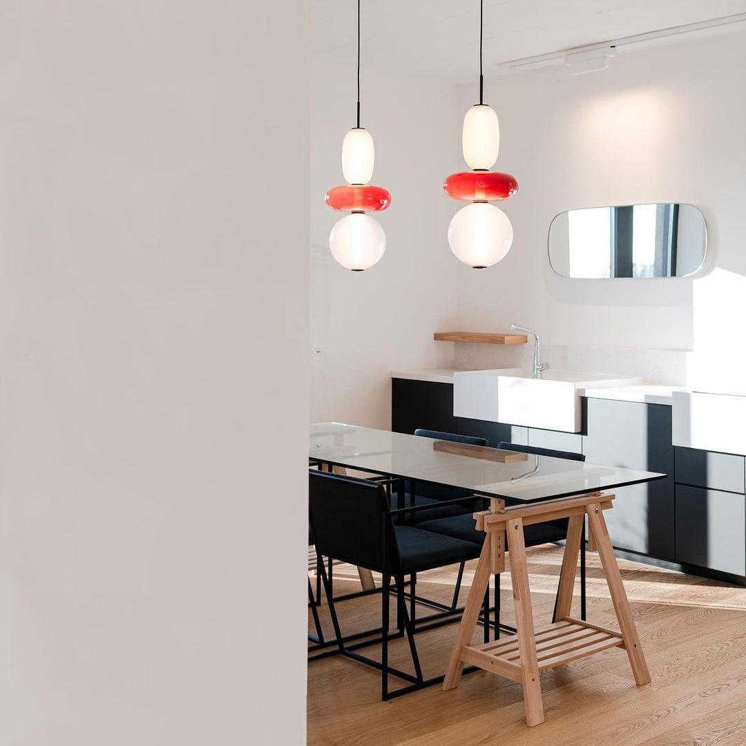Glass Pendant Lamp for a Chic Glow