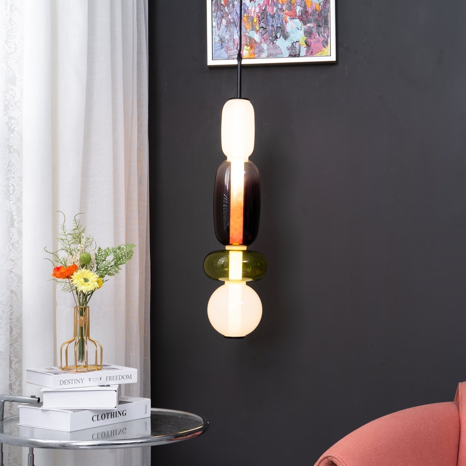 Glass Pendant Lamp for a Chic Glow