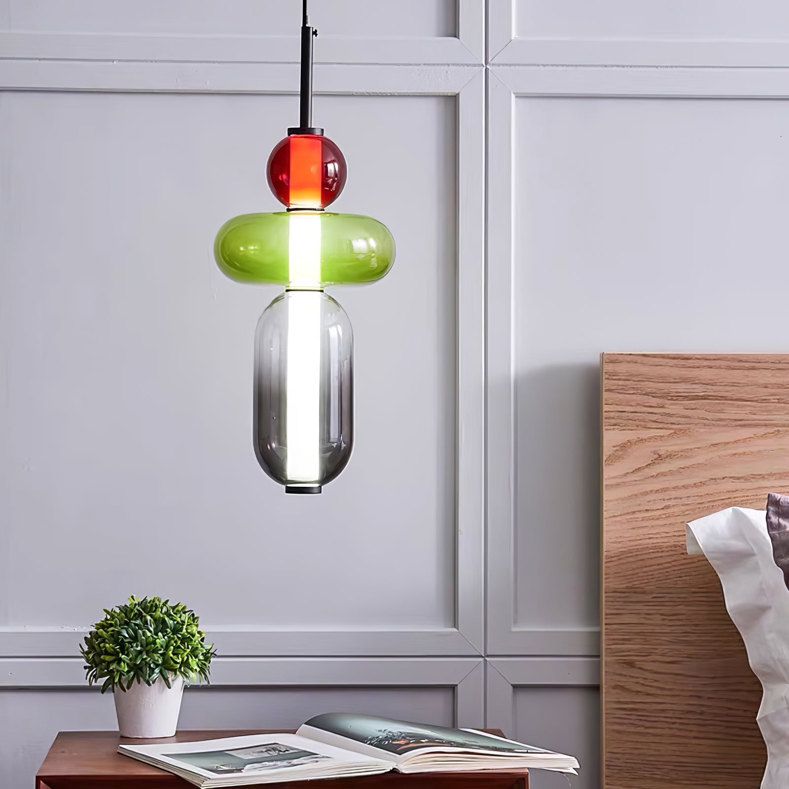 Glass Pendant Lamp for a Chic Glow