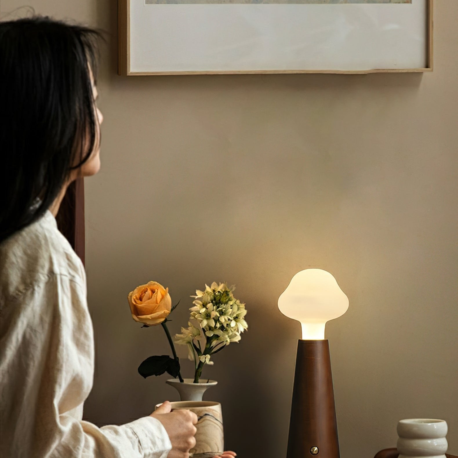 LED Table Lamp for a Soft Cozy Glow