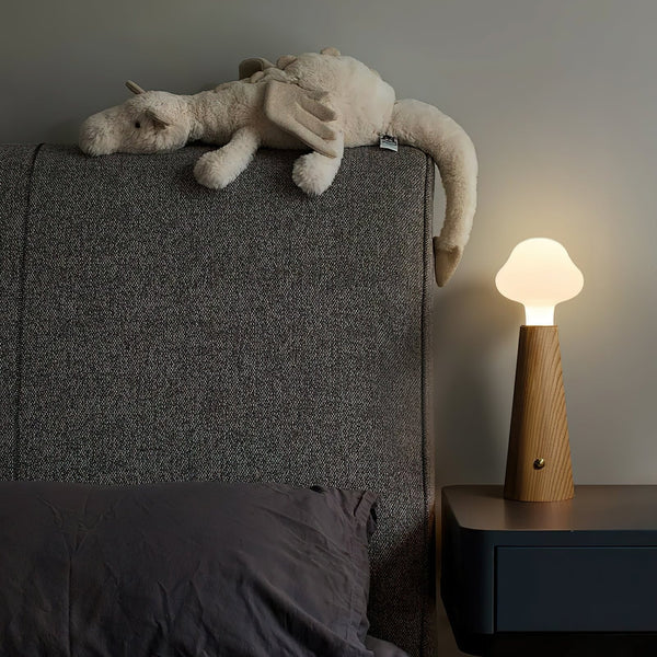 Wooden Table Lamp for a Natural Warm Glow