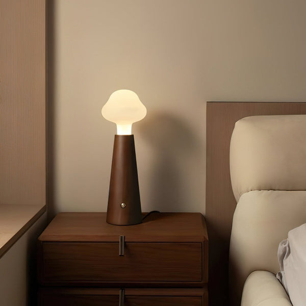 Wooden Table Lamp for a Natural Warm Glow