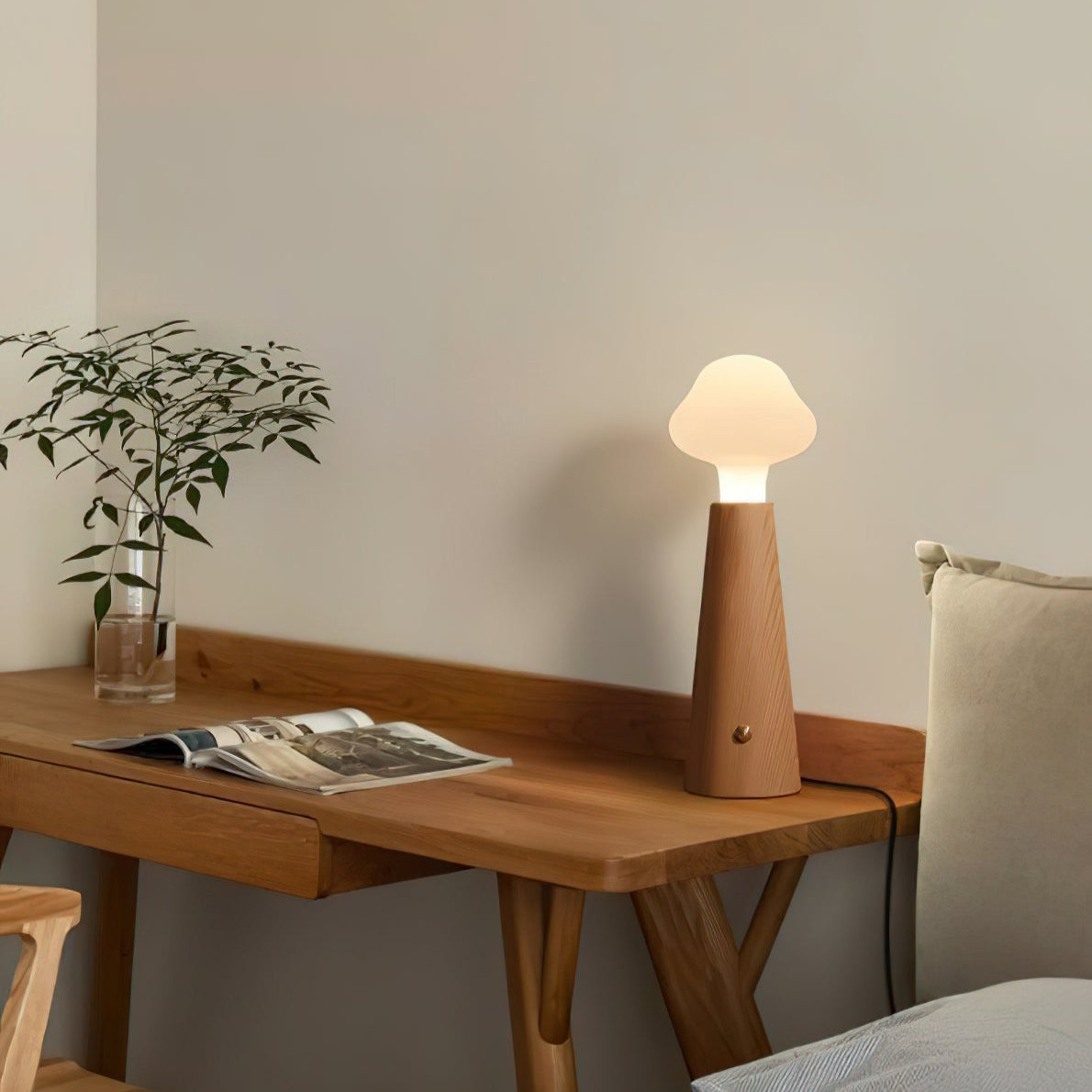 Poetic Table Lamp for a Soft Home Glow