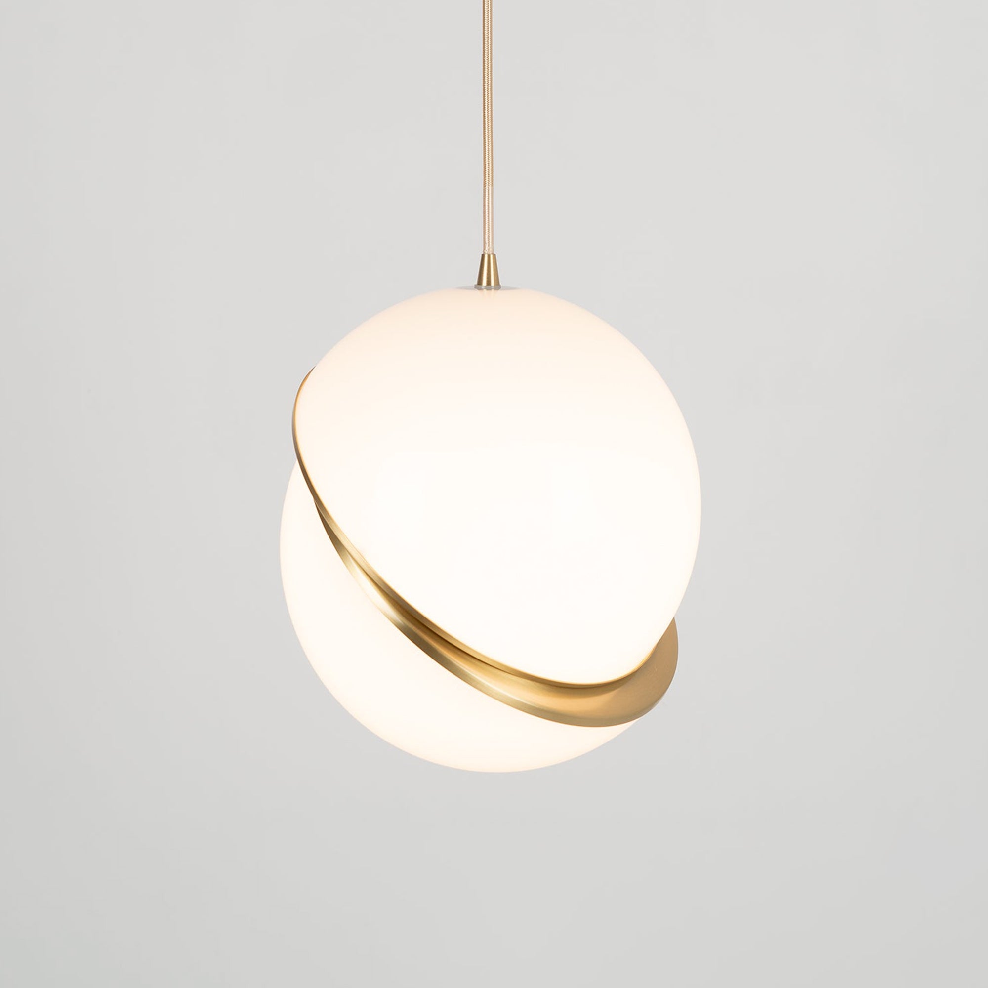 Moon-Shaped Pendant Light for a Modern Touch