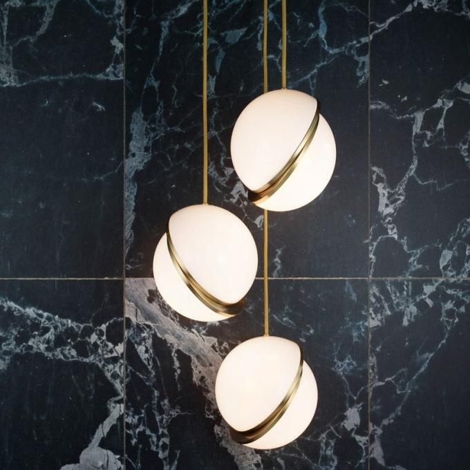 Moon-Shaped Pendant Light for a Modern Touch