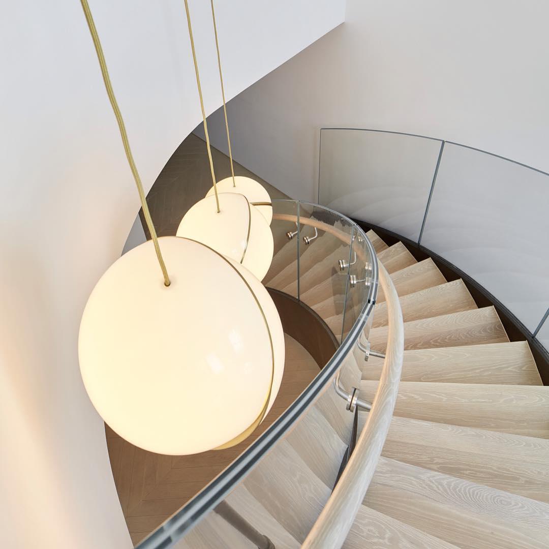 Moon-Shaped Pendant Light for a Modern Touch