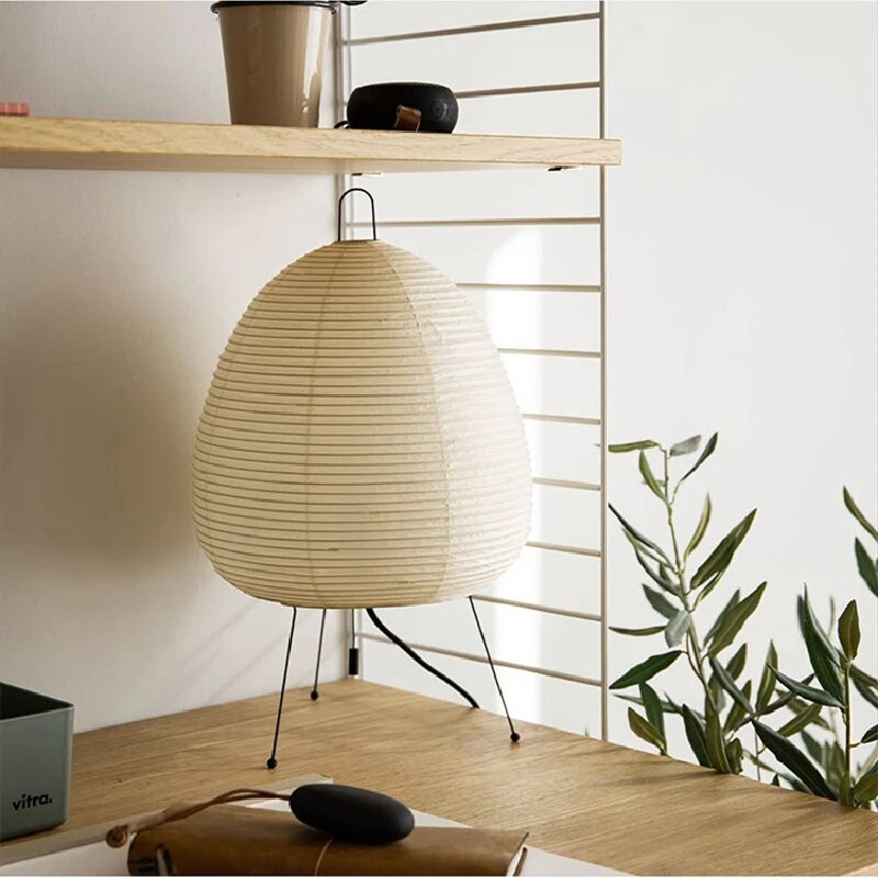 Japanese Lantern Table Lamp for a Serene Ambience