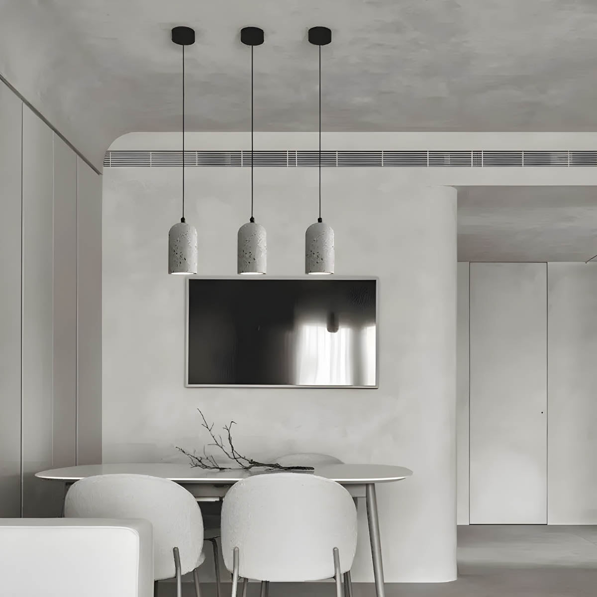 Concrete Pendant Lamp for Modern Interiors