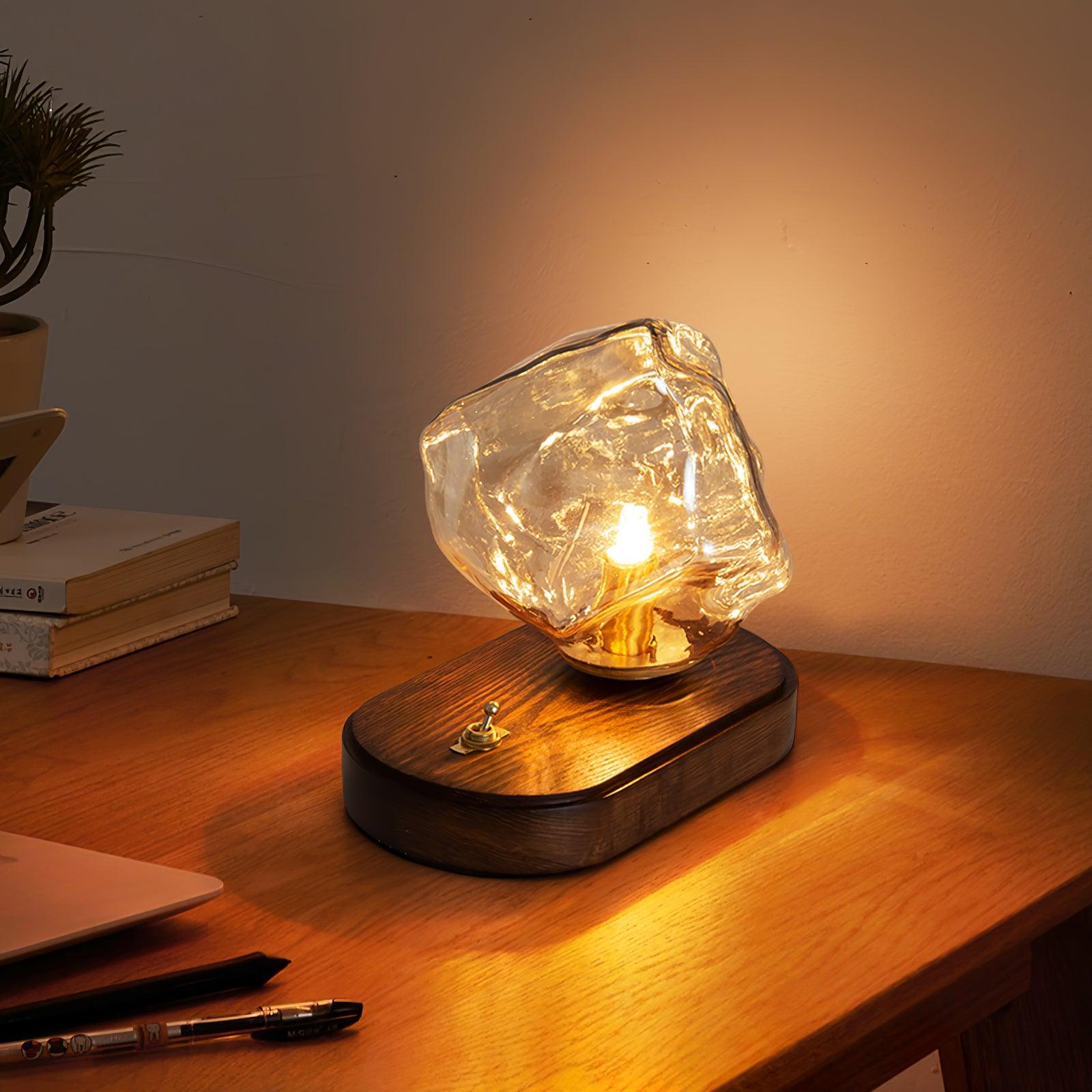 Frosted Glass Table Lamp for Cozy Interiors