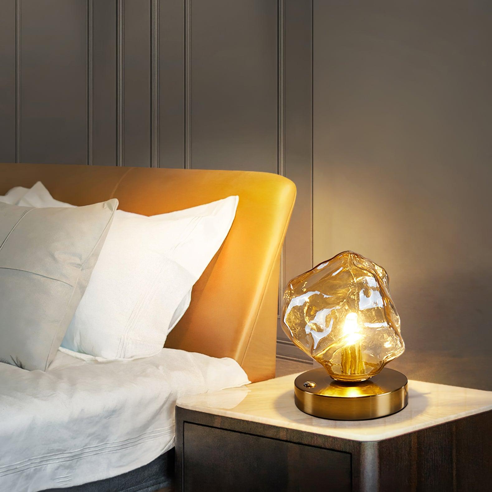 Frosted Glass Table Lamp for Cozy Interiors