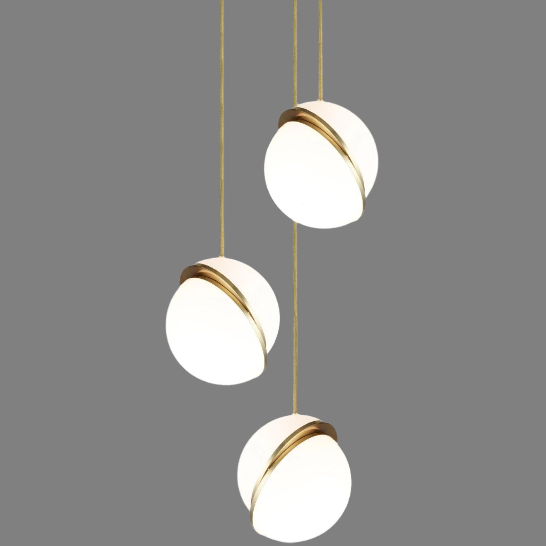 Moon-Shaped Pendant Light for a Modern Touch