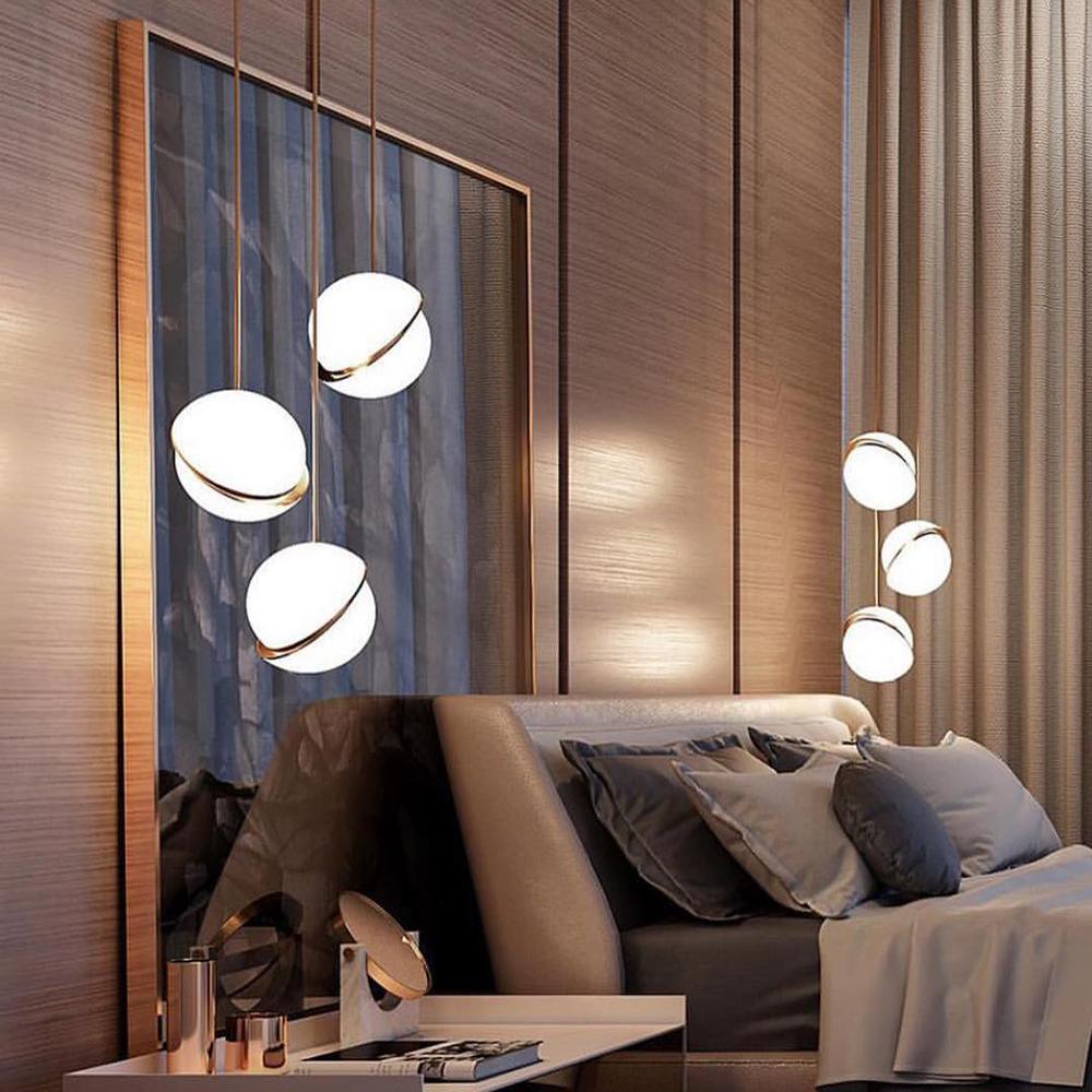 Moon-Shaped Pendant Light for a Modern Touch