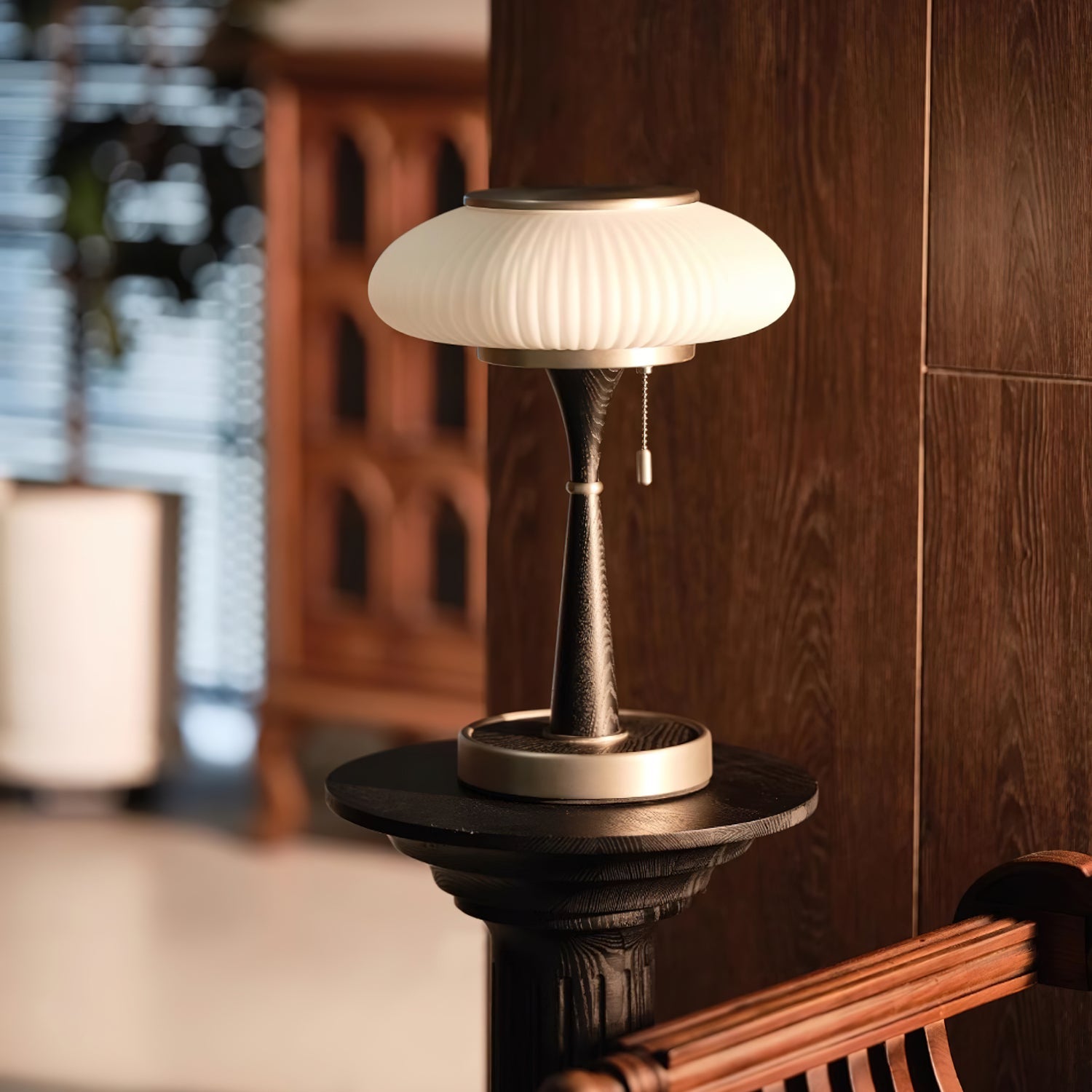 Mushroom Table Lamp for a Natural Cozy Glow