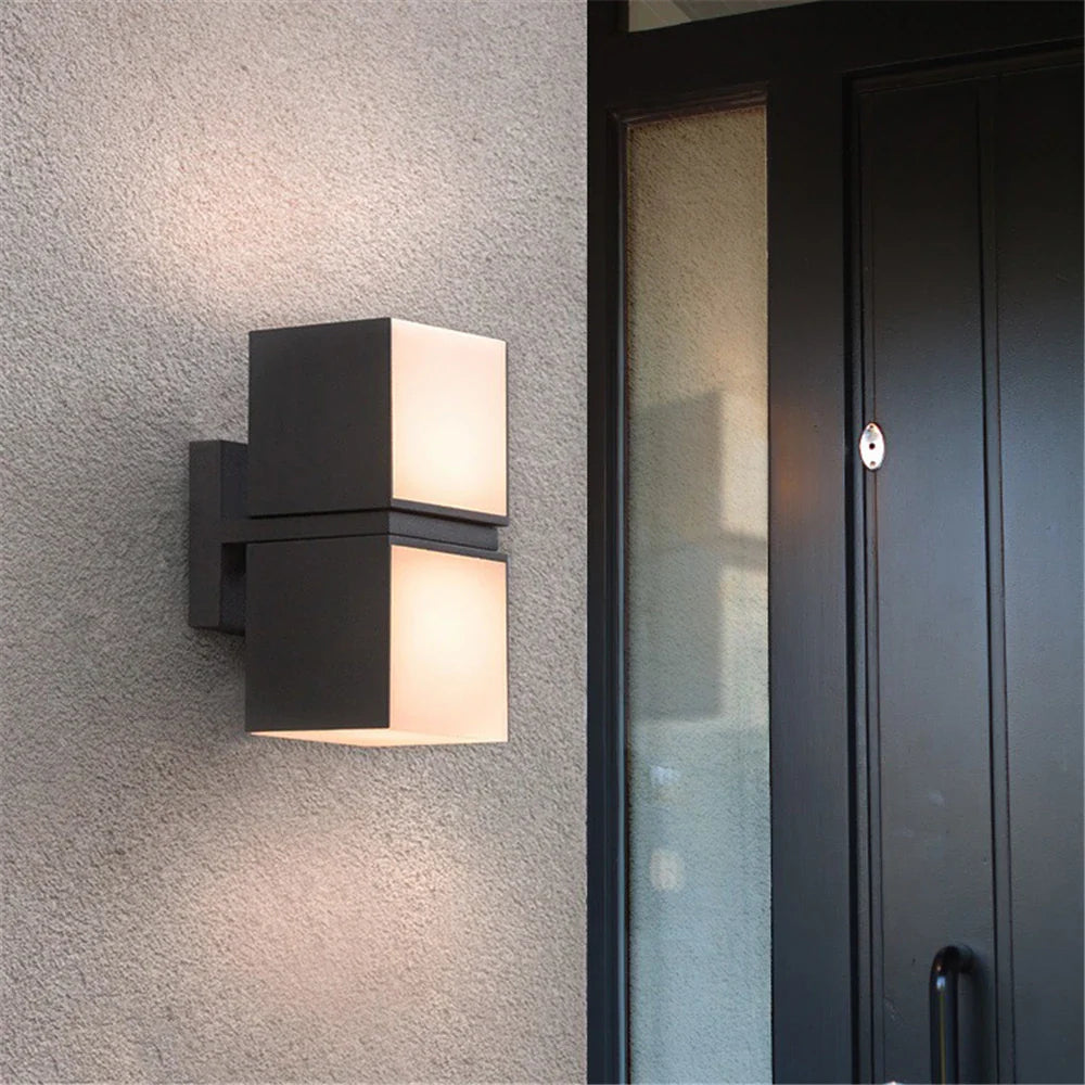 Weatherproof LED Wall Lamp for Exterior Spaces