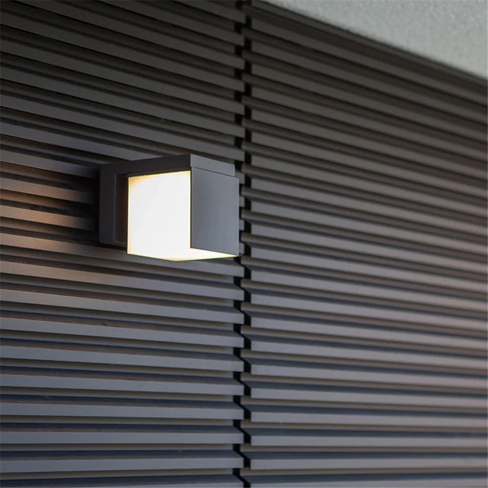 Weatherproof LED Wall Lamp for Exterior Spaces