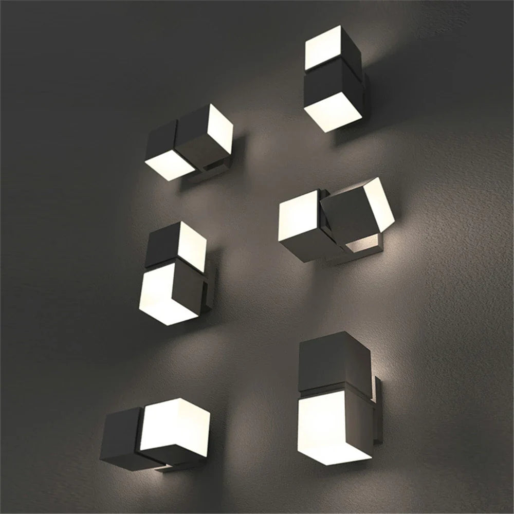 Weatherproof LED Wall Lamp for Exterior Spaces