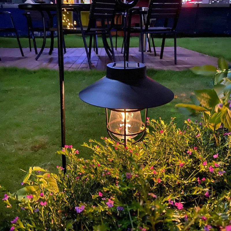 Vintage Solar Lantern for Outdoor Spaces