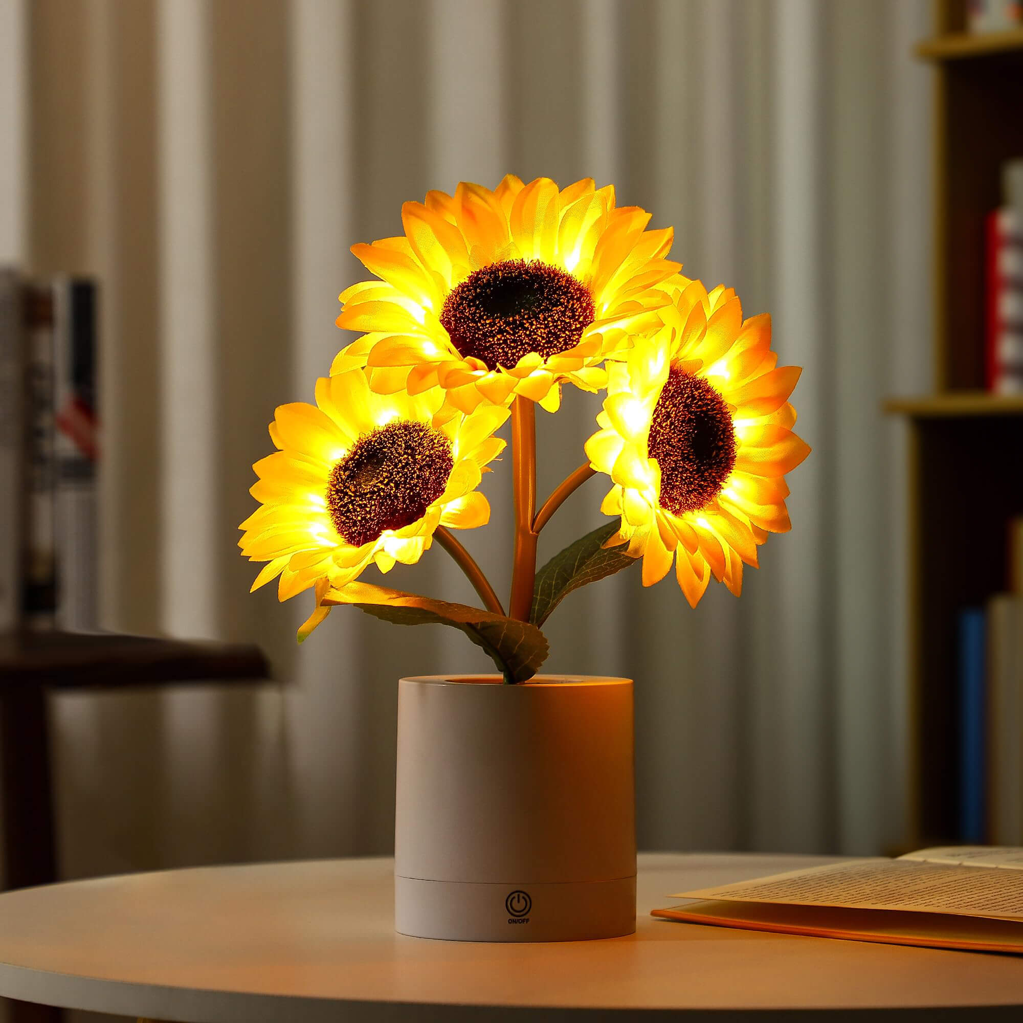 Floral LED Table Lamp for Elegant Interiors