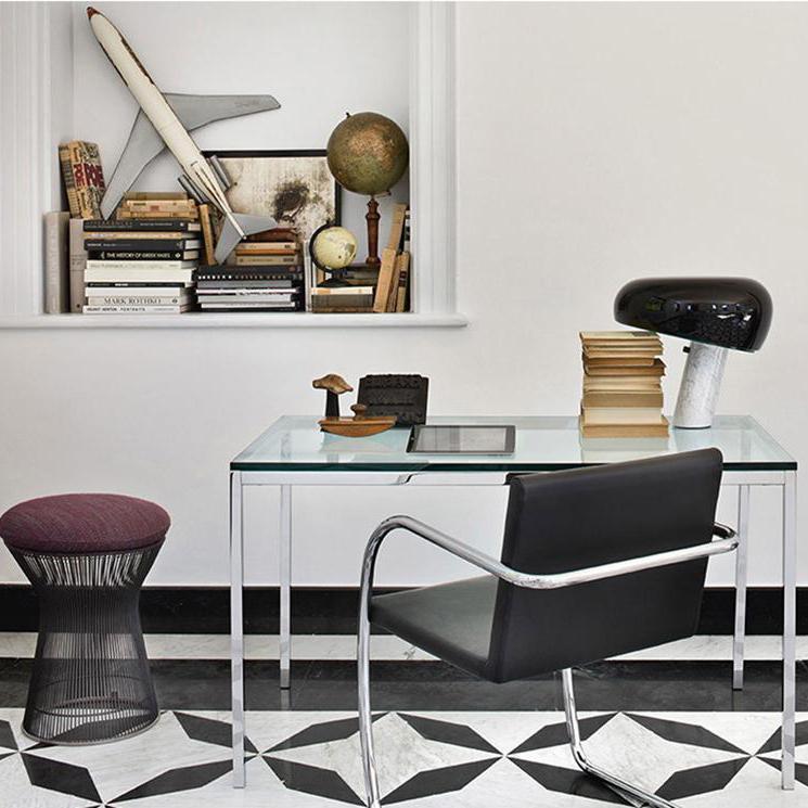 Marble Table Lamp with Warm LED Glow