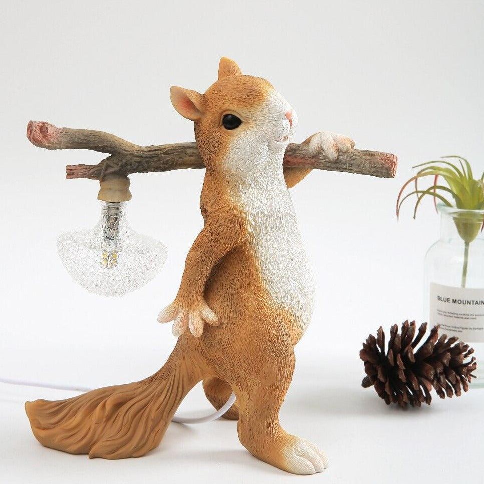 Squirrel Night Light for a Soft Warm Glow