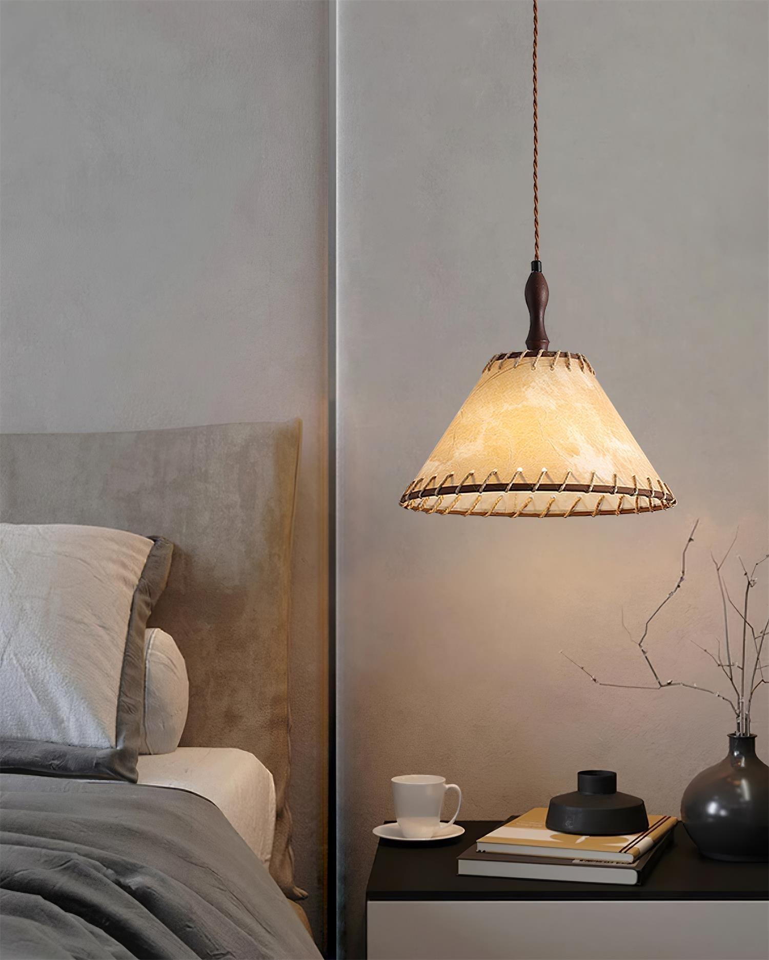 Wooden Pendant Lamp for a Warm Modern Ambience