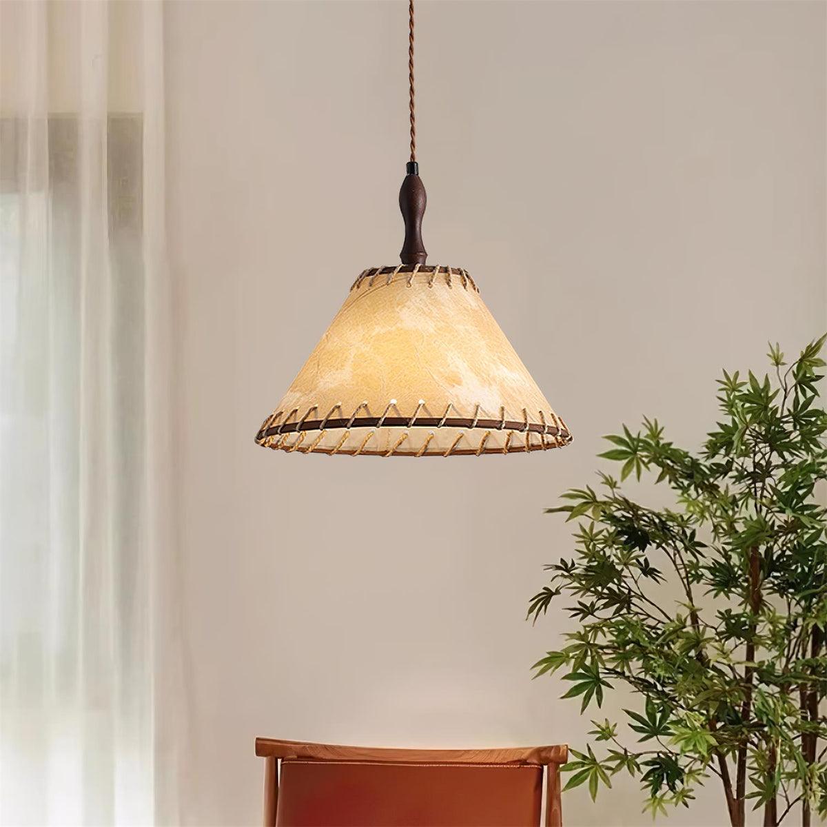 Wooden Pendant Lamp for a Warm Modern Ambience