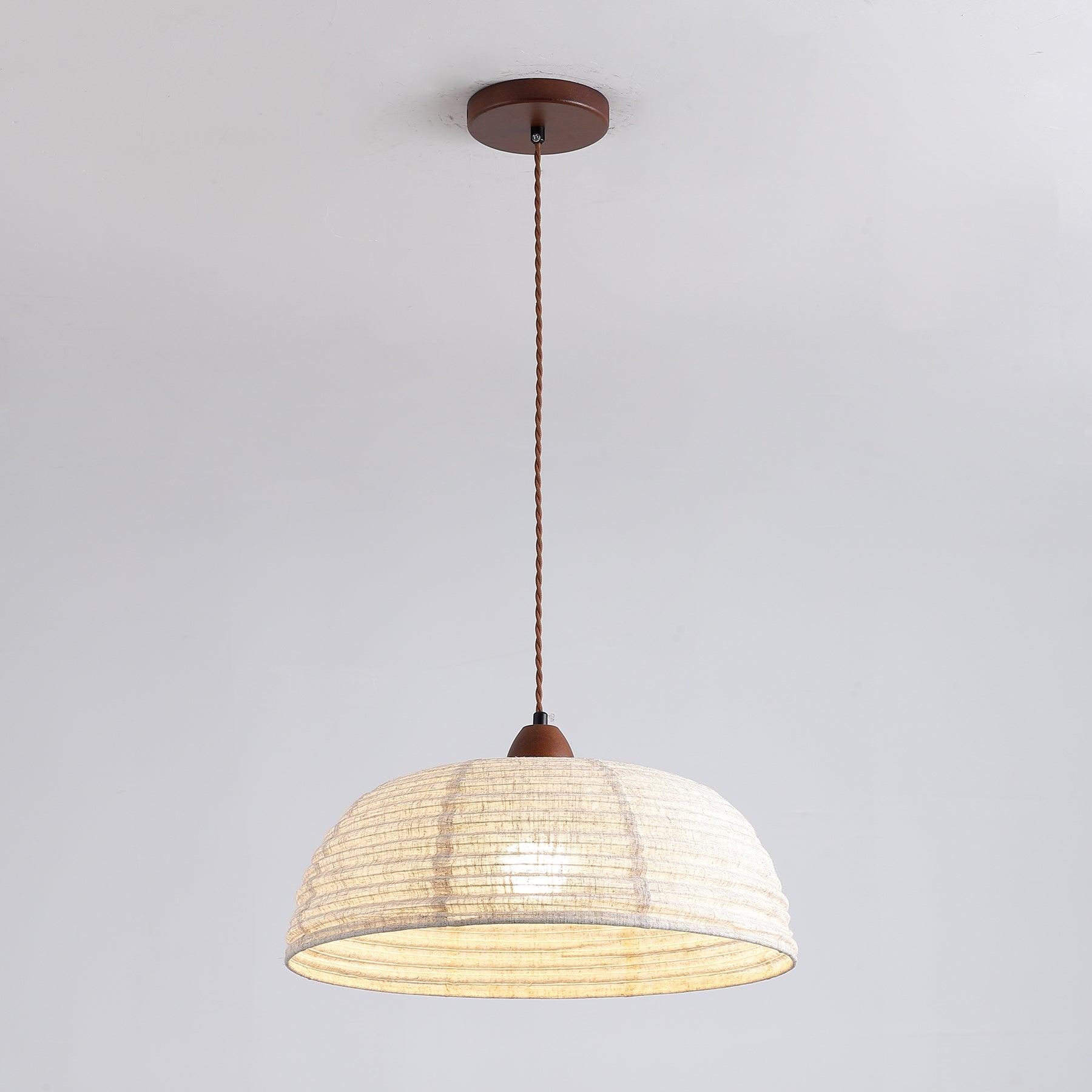Wooden Pendant Lamp for a Warm Modern Ambience
