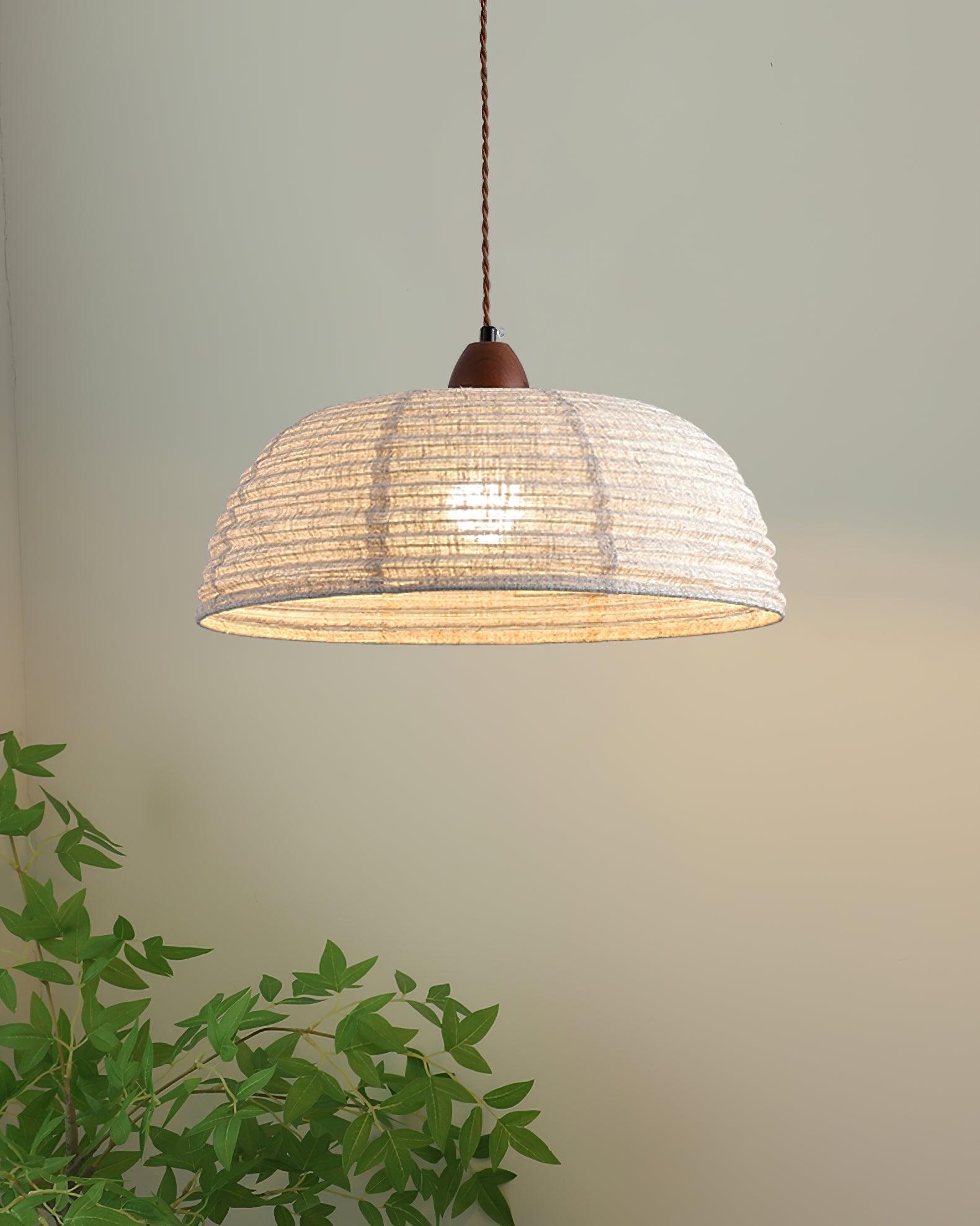 Wooden Pendant Lamp for a Warm Modern Ambience