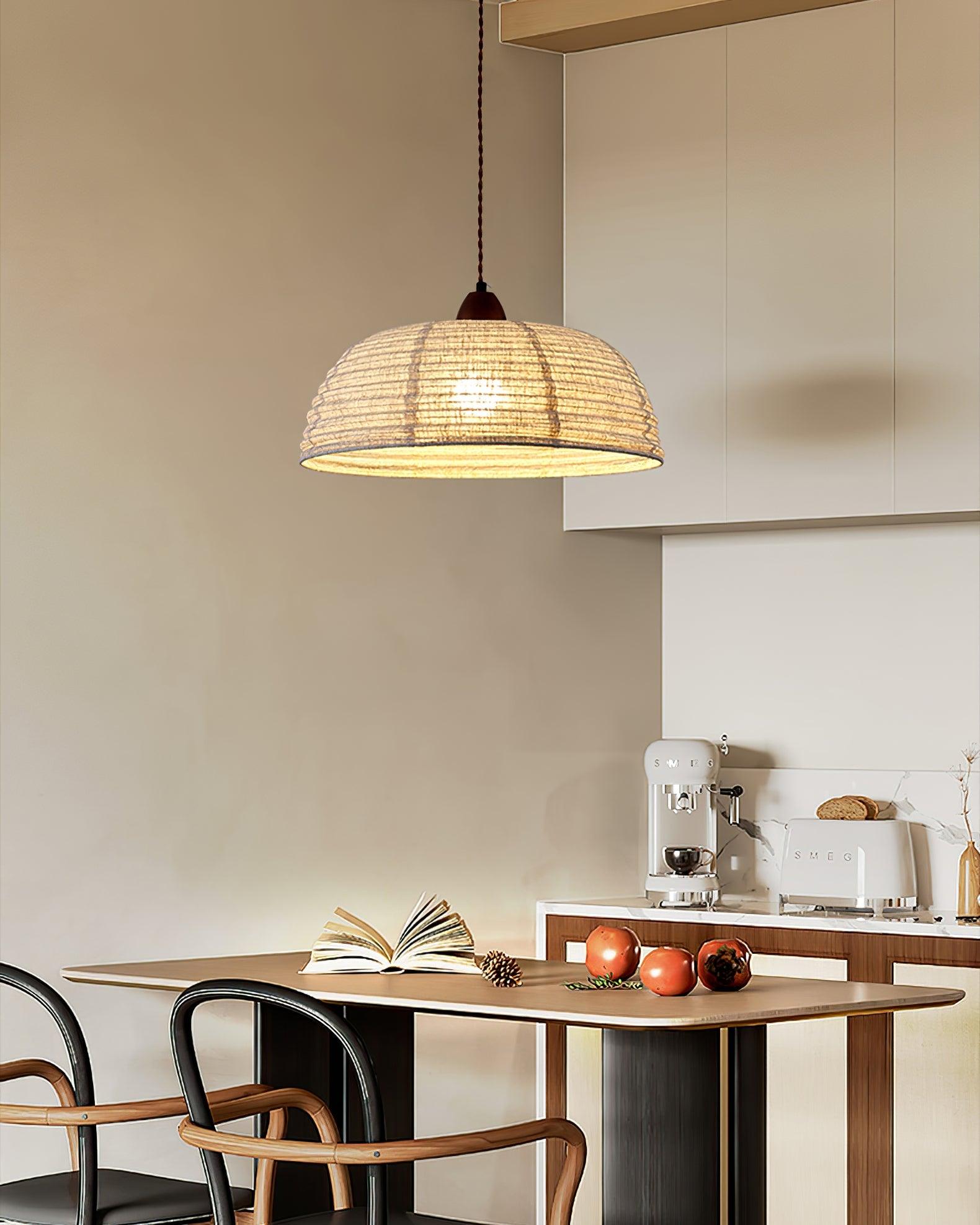 Wooden Pendant Lamp for a Warm Modern Ambience