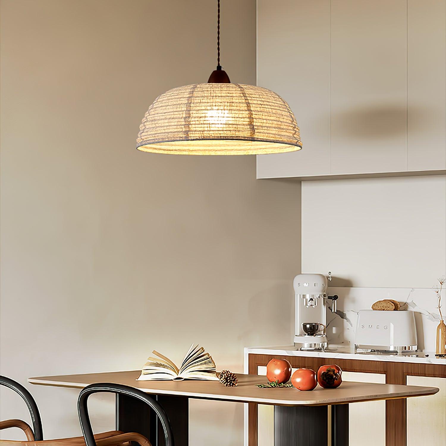 Wooden Pendant Lamp for a Warm Modern Ambience