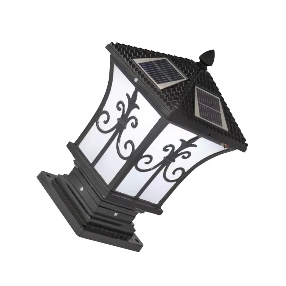 Retro Solar Lantern for Outdoor Charm