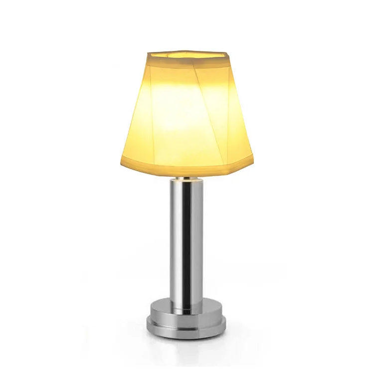 Metallic Wireless Table Lamp for Modern Homes