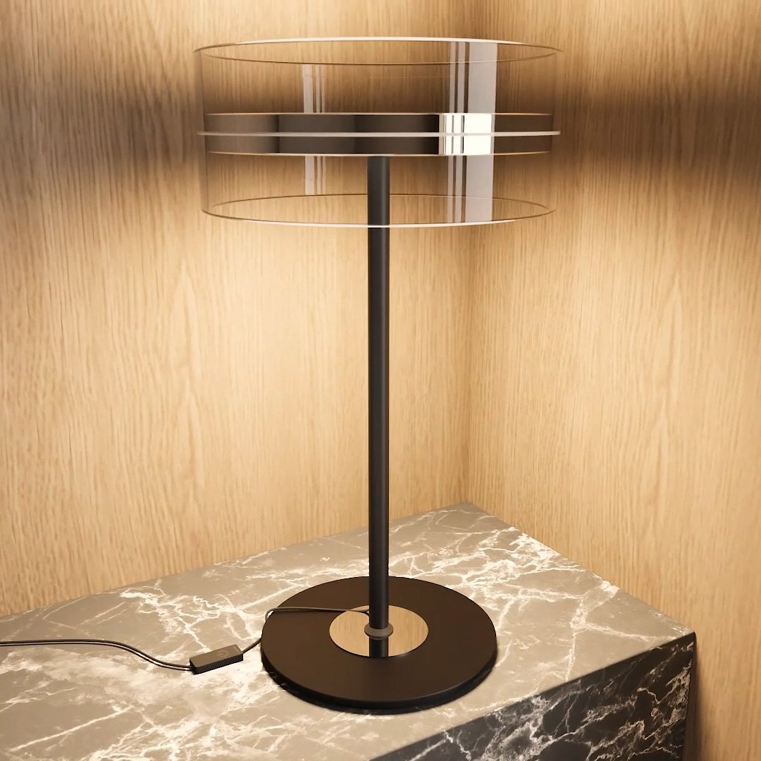 Glass Wall Lamp with Modern Design