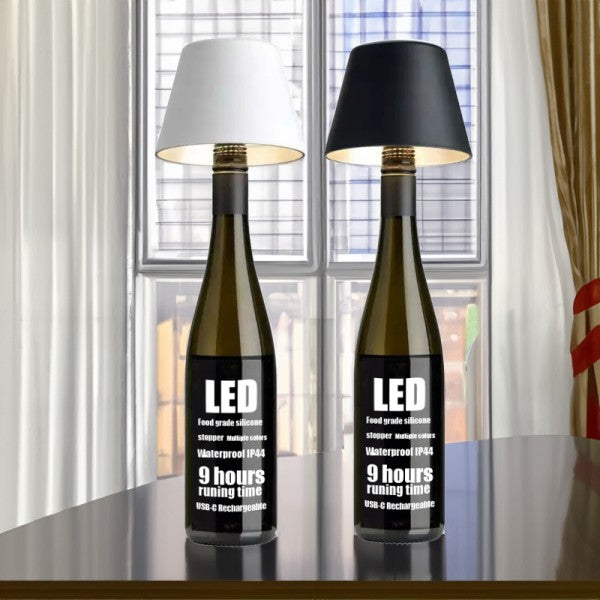 Rechargeable Wine Bottle Table Lamp for Stylish Decor