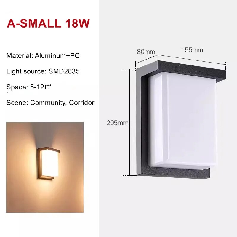 Modern LED Outdoor Wall Lights