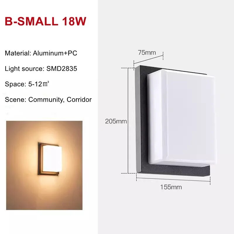 Modern LED Outdoor Wall Lights