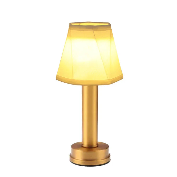 Metallic Wireless Table Lamp for Modern Homes