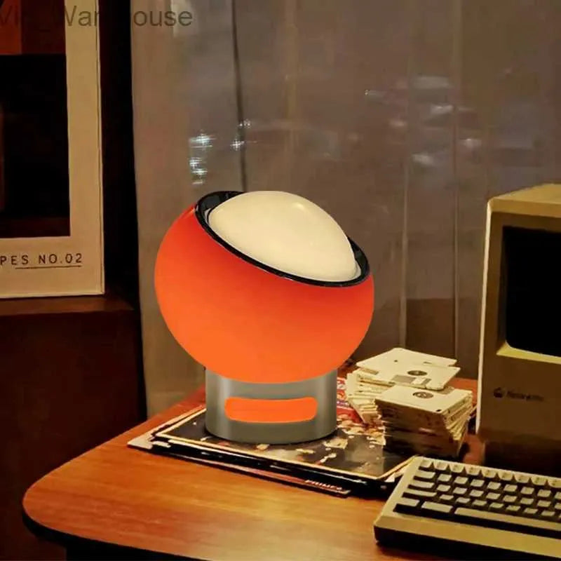 French Bauhaus Table Lamp with Opal Lighting