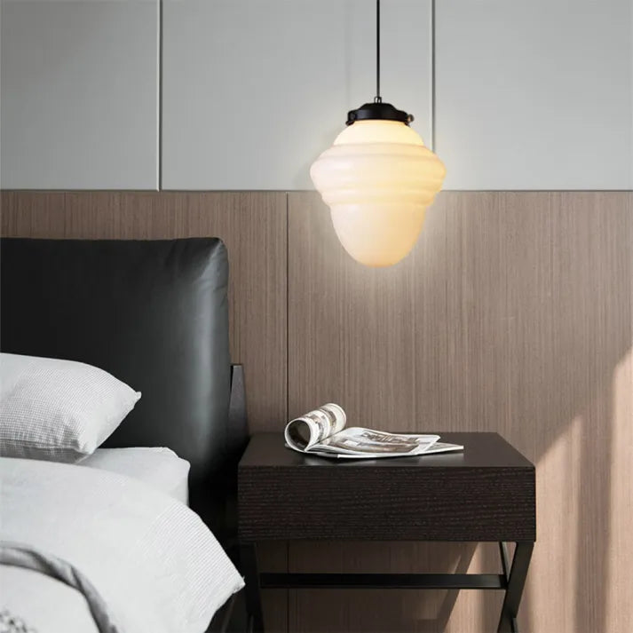 Geometric Pendant Lamp in Matte Glass Finish