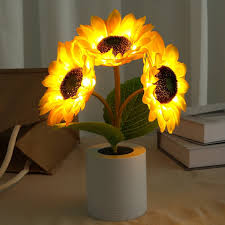 Floral LED Table Lamp for Elegant Interiors