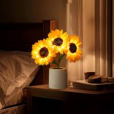 Floral LED Table Lamp for Elegant Interiors